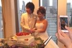 ケーキ入刀