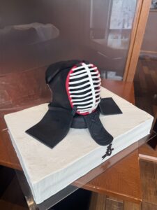 剣道のお面ケーキ